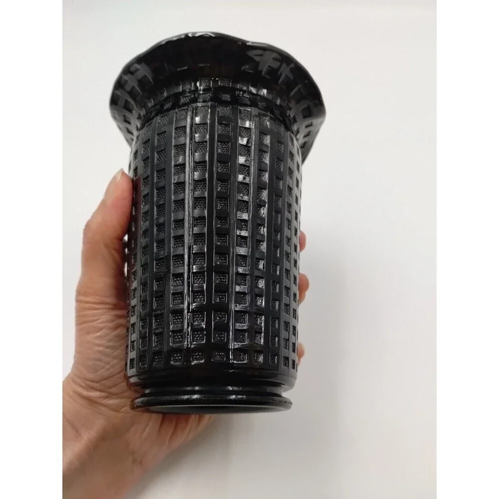 Vintage Ebony Black  Vase 5.5